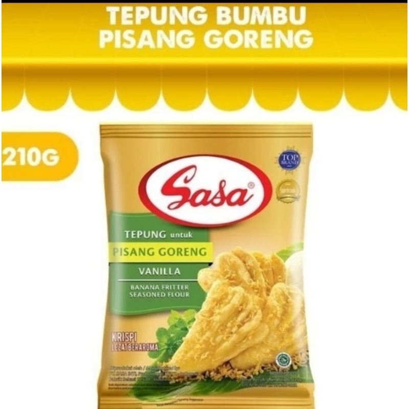 

Sasa tepung untuk pisang goreng rasa Vanila 210 gr