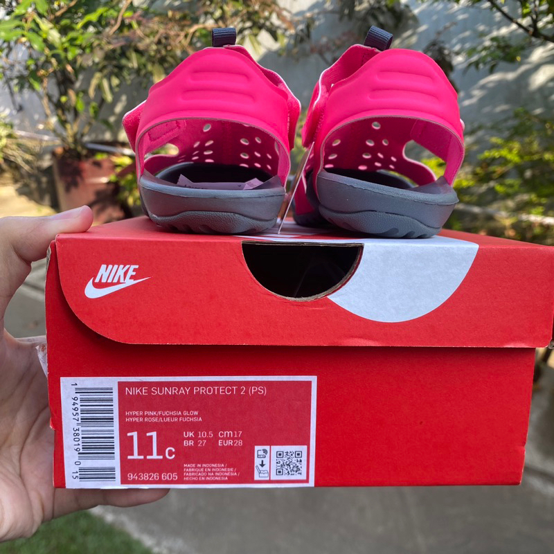 Sale Nike Sunray Protect 2 Hyper Pink kids original 100%