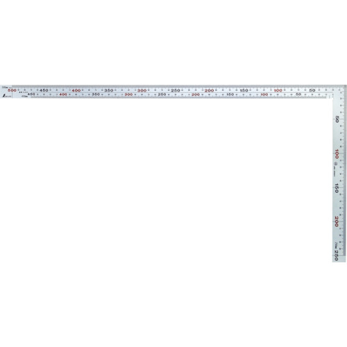 

Shinwa curved silver thick wide width 50cm 10405