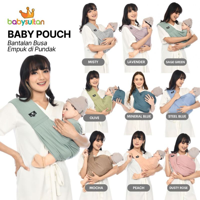 Gendongan Bayi Samping Instan Baby Pouch Busa Premium Babysultan