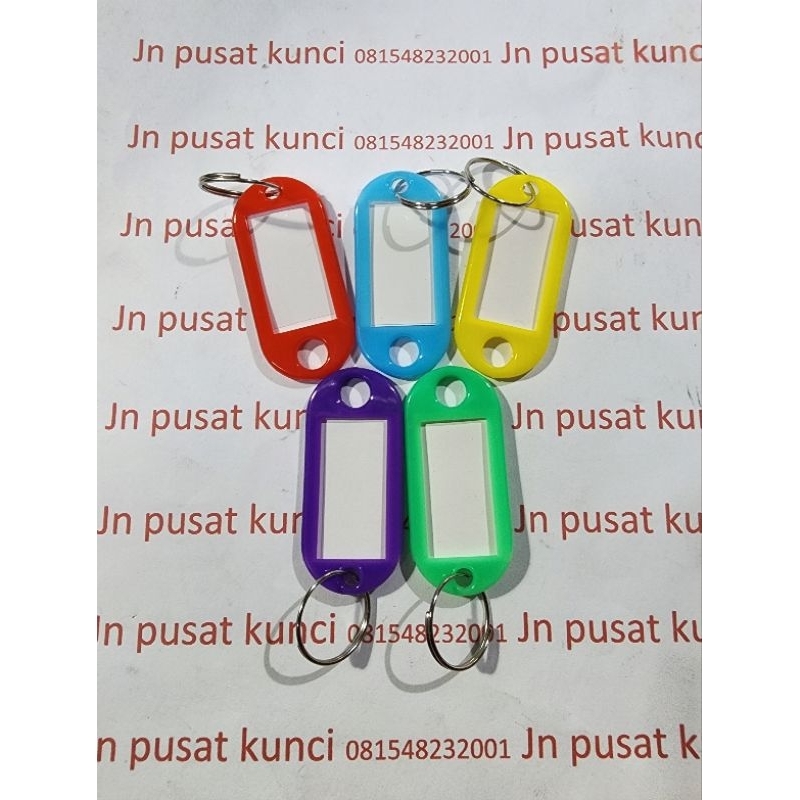 Gantungan kunci lebel ,ring hrga 1pcs