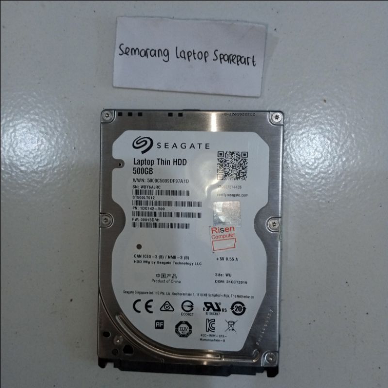 Hardisk internal 500GB second Copotan Laptop Asus A45V normal tested