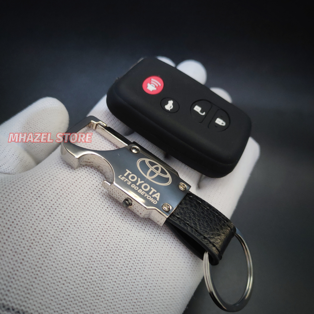 gantungan kunci sarung case cover silikon remote keyless mobil toyota camry