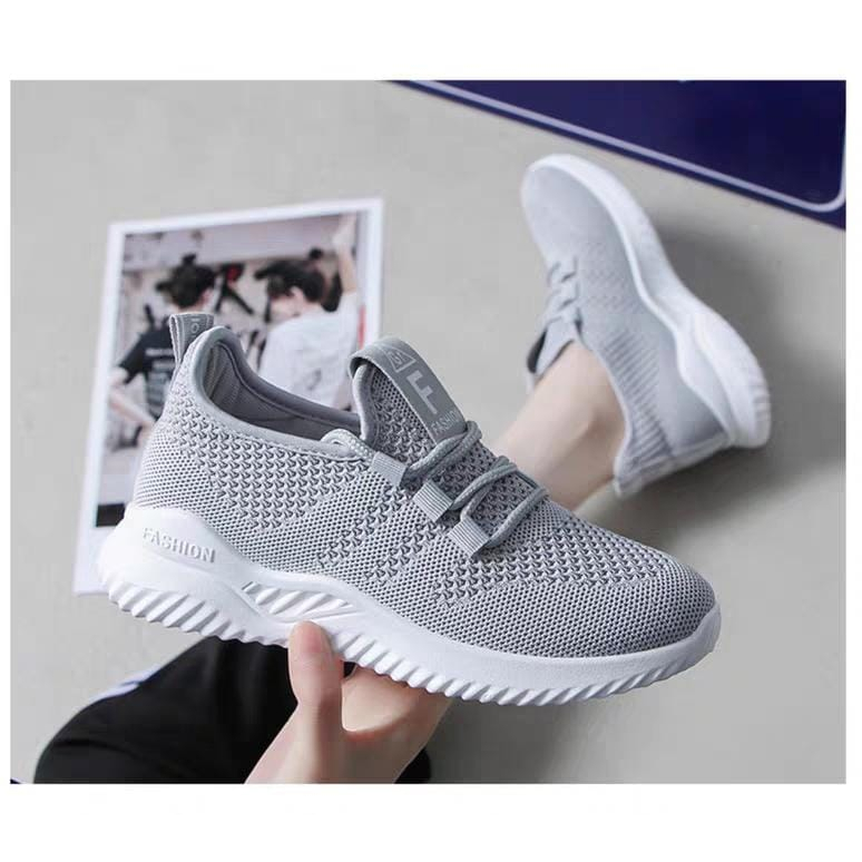 GROSIRTAS LV0118 Sepatu Sport Sneakers Wanita Olah Raga Shoes Polyester Bertali Korea Trend Fashion