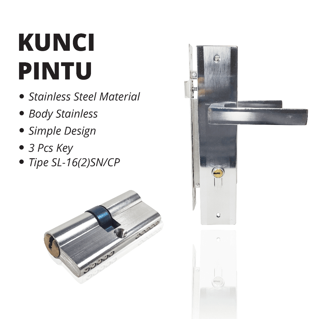 Kunci Pintu Rumah Set Besar 25cm Minimalis STALION