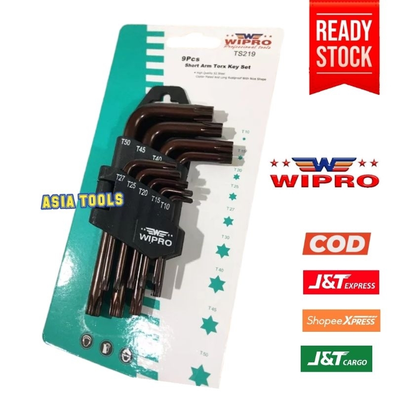 Kunci L Bintang Set Short (Pendek) WIPRO