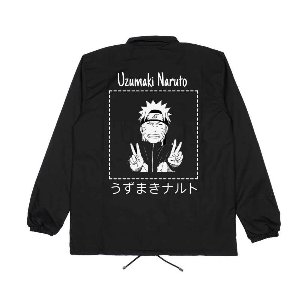Coach Jaket Anime Uzumaki Naruto - Coach Jaket Anime Naruto