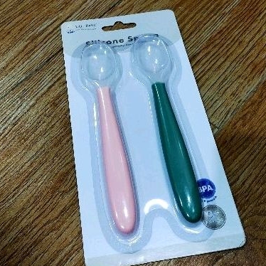 IQ BABY FORK &amp; SPOON WITH CASE / SENDOK GARPU MAKAN BAYI