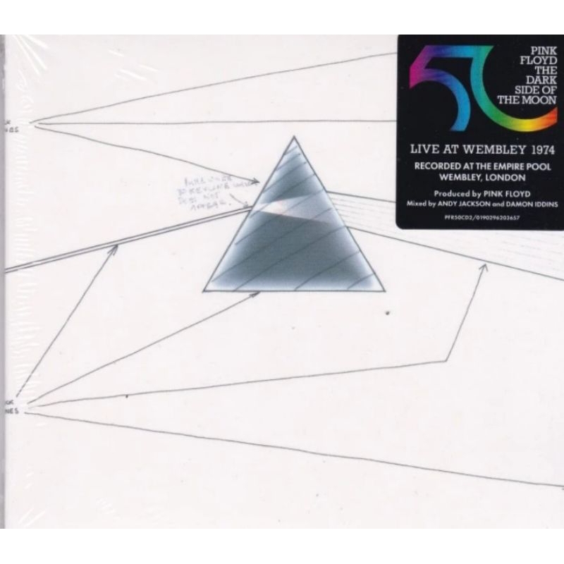 CD PINK FLOYD - THE DARK SIDE OF THE MOON LIVE AT WEMBLEY 1974