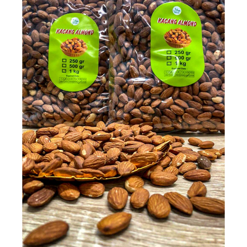 

QH Kacang almond Kupas kemasan 1kg