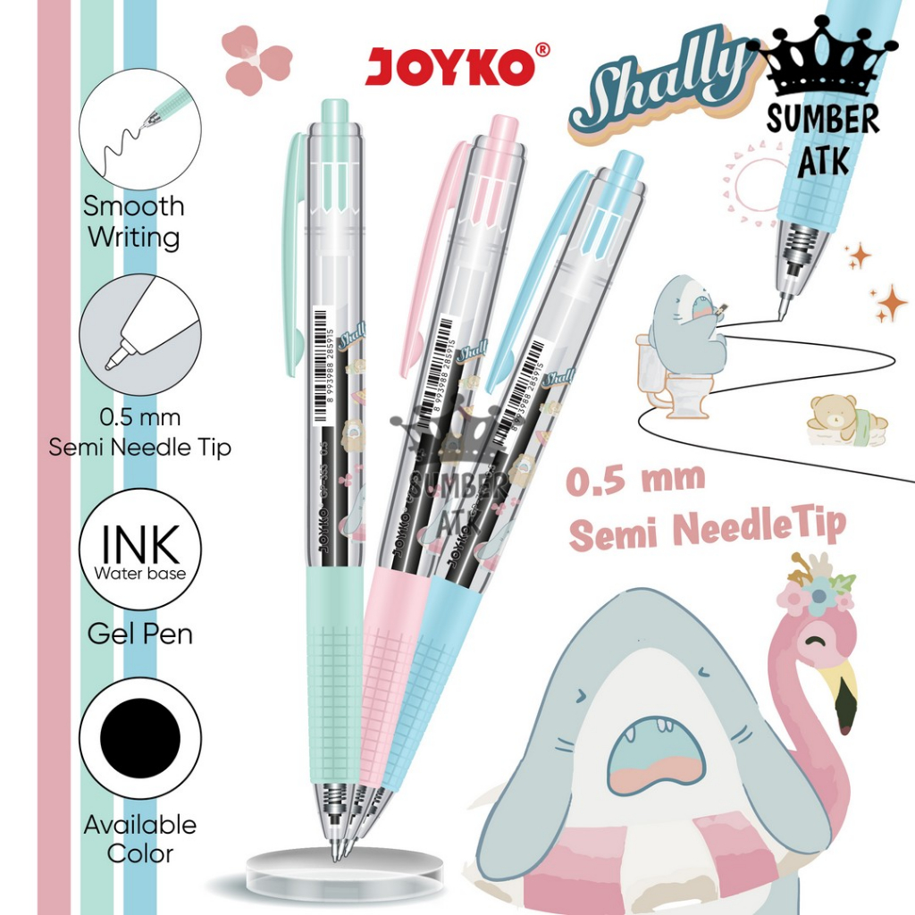 

Gel Pen Pulpen Pena Joyko GP-353 Shally 0.5 mm
