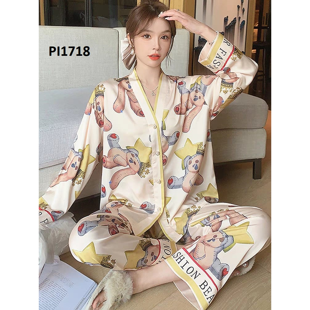 PIYAMA BAJU TIDUR WANITA KOREA PP SUTRA PI1718