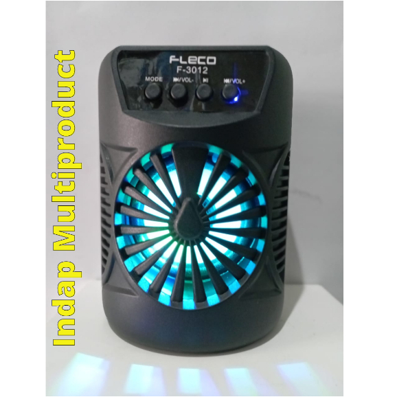 Speaker Bluetooth Portable Fleco F-3012 Gratis Microphone karaoke