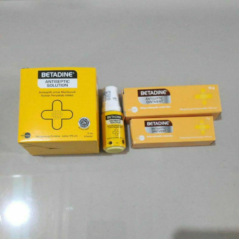 Obat Luka Betadin antiseptik Salep 15 ml 5 ml 10 g 5g Betadine betadhine