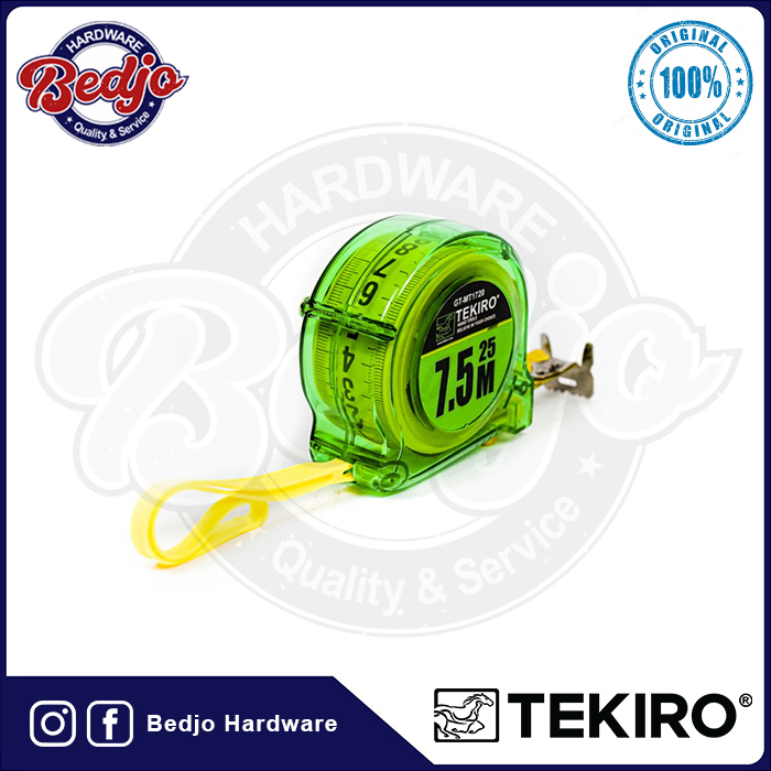 TEKIRO Meteran 7.5 Meter - Meteran Transparan Tekiro 7.5Meter