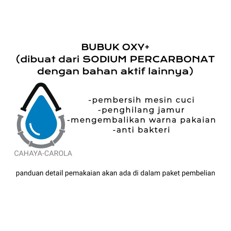 Bubuk oxy + / sodiumpercabonatplus siap pakai, pembersih mesin cuci dan jamur pakaian