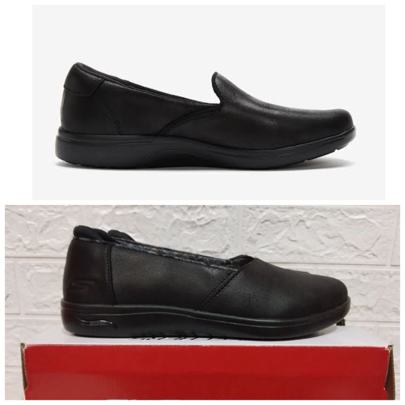 SEPATU SLIP ON SKECHERS ARCH FIT UPLIFT CORE ROOTS 136553/BBK