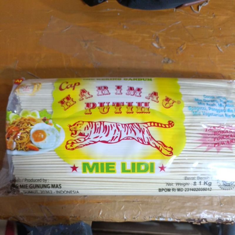 

Mie lidi GL Harimau 1kg