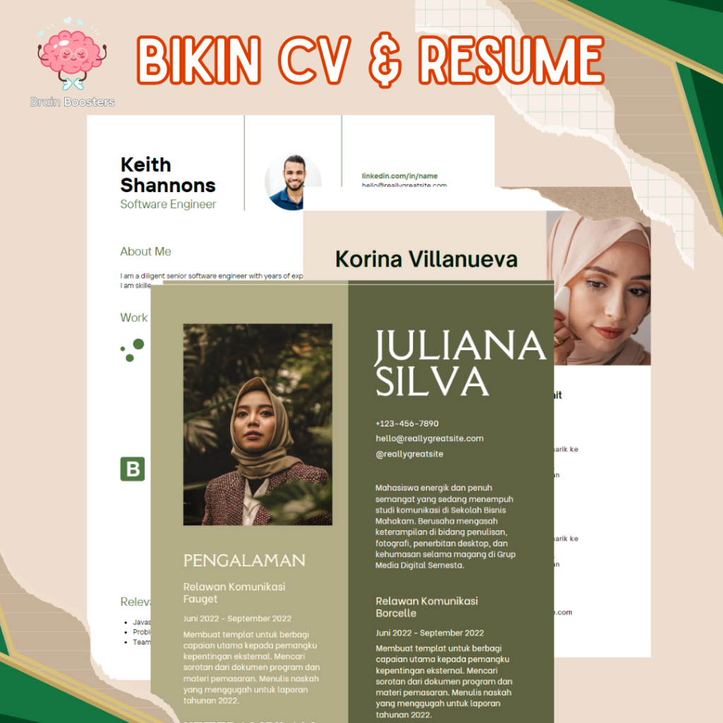 Jasa Pembuatan CV | Jasa Desain CV | Jasa CV | Edit Foto