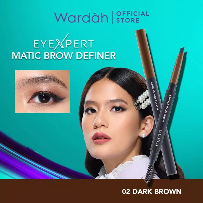 Wardah Eyexpert Matic Brow Definer 0.25g | Pensil Alis