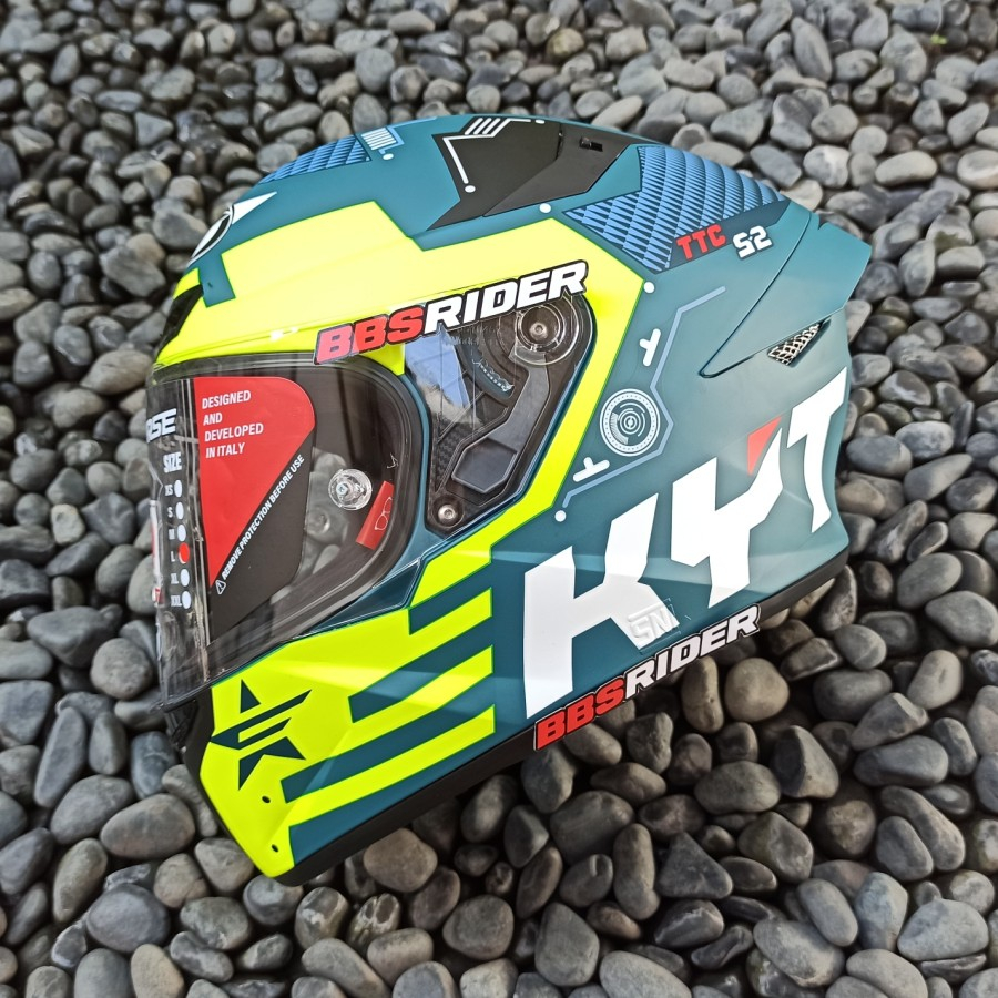 Helm KYT TT Course Fuselage Yellow