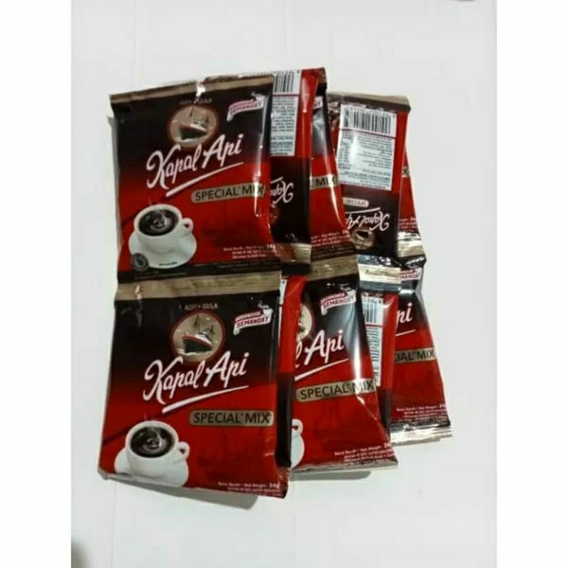 

kapal api spesial mix kopi + Gula serenceng 10 sachet @24g