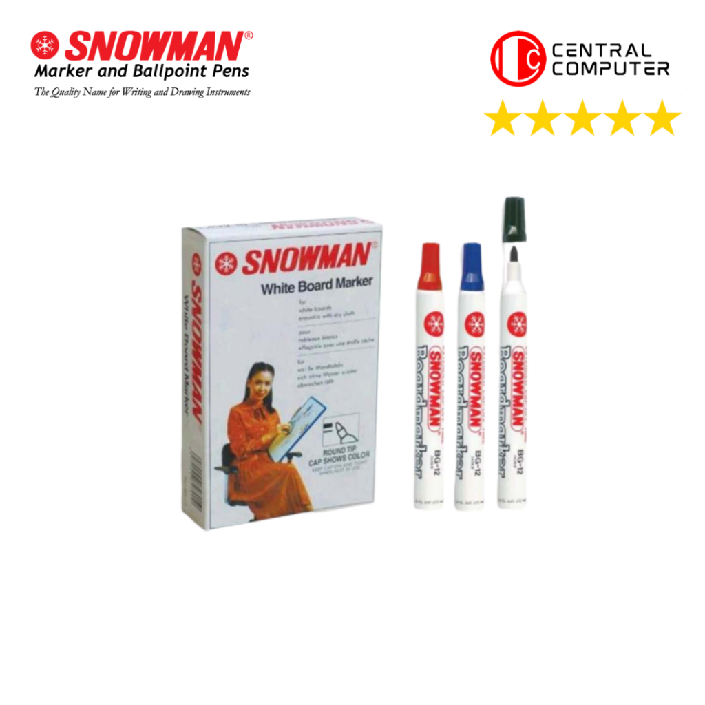 

Spidol White Board Snowman BG-12 |1-pcs