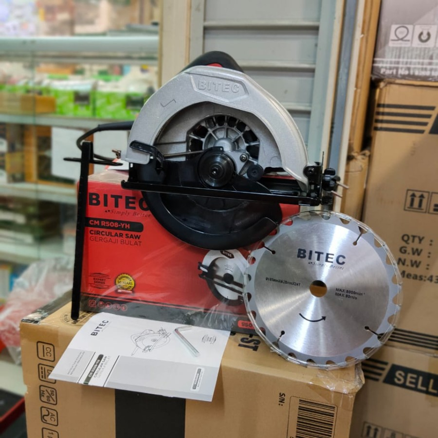 BITEC CM R508-YH Mesin Gergaji Potong Kayu Circular Saw