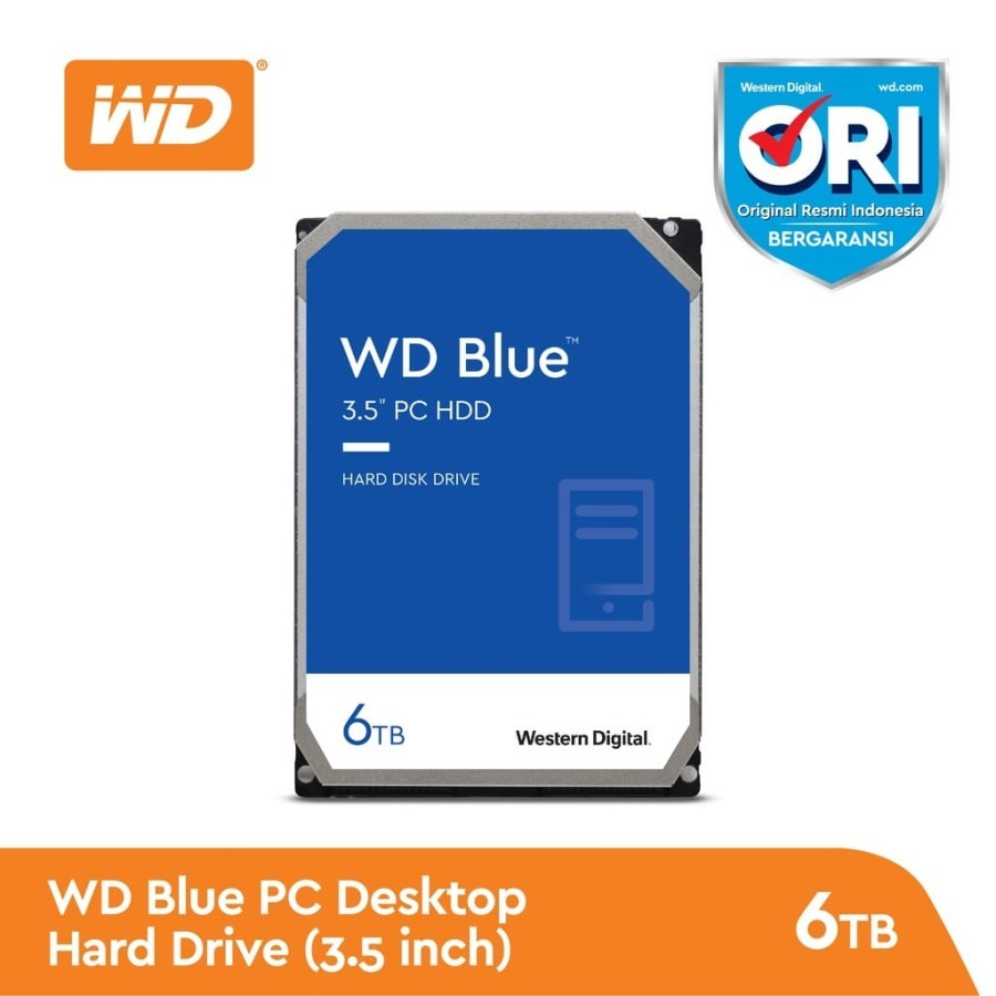 WD CAVIAR BLUE 1TB 2TB 4TB 6TB - HD HDD HARDISK INTERNAL 3.5" FOR PC
