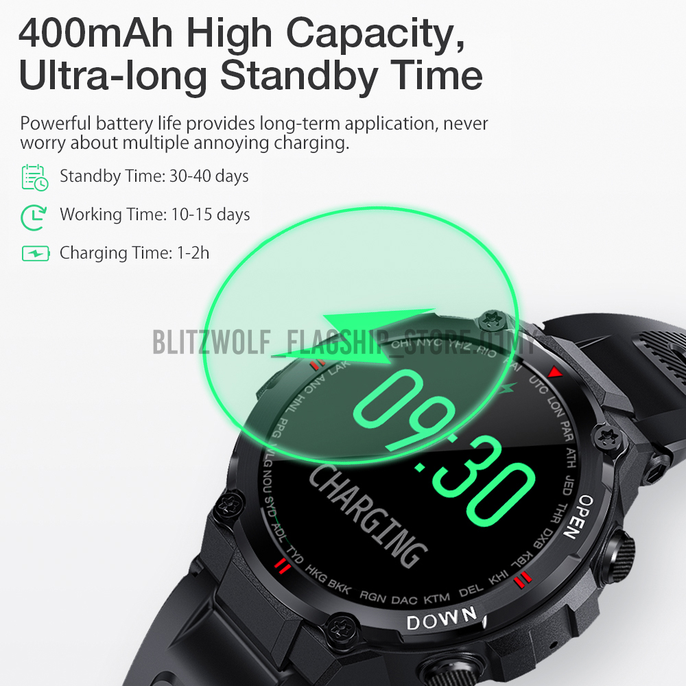 K27 Original Smartwatch Men's Fitness Tracker 400 mAh Battery Bluetooth Call Custom Dial Outdoor Sports Smart Watch