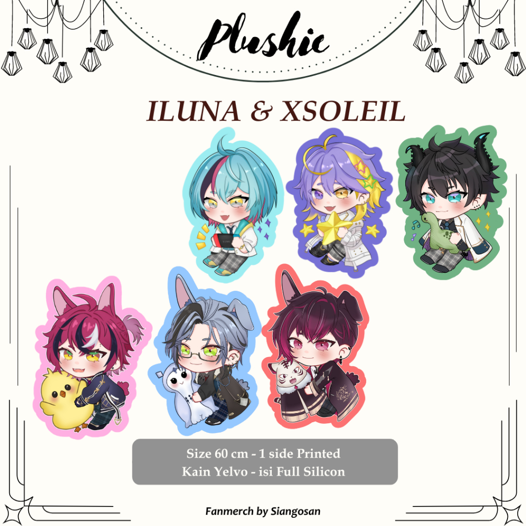 ILUNA XSOLEIL Nijisanji EN Character Plushie