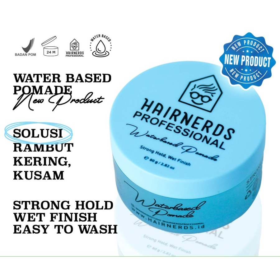 Hairnerds Professional Hair Styling Powder Hair Paste Waterbased Clay Pomade