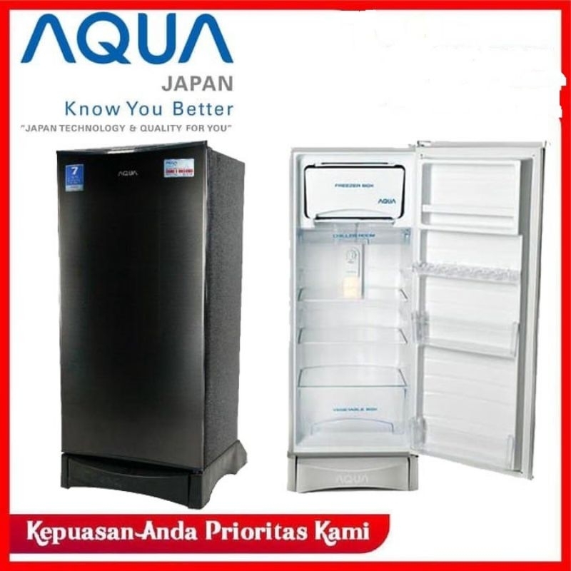 Kulkas Aqua by Sanyo 1pintu type aqr-190ds/ls GaransiResmi 7thn khusus utk kota cirebon