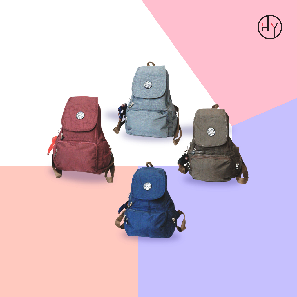 HYBRAND [LP19] - MINI RANSEL BACKPACK BAHAN PARASUT IMPOR TAS SEKOLAH KULIAH KERJA