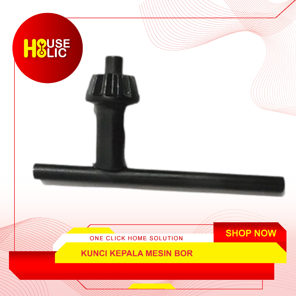 HASSTON Kunci Kepala Bor 10mm 13mm Kunci Mesin Bor 10 13 MM Key Drill Chuck