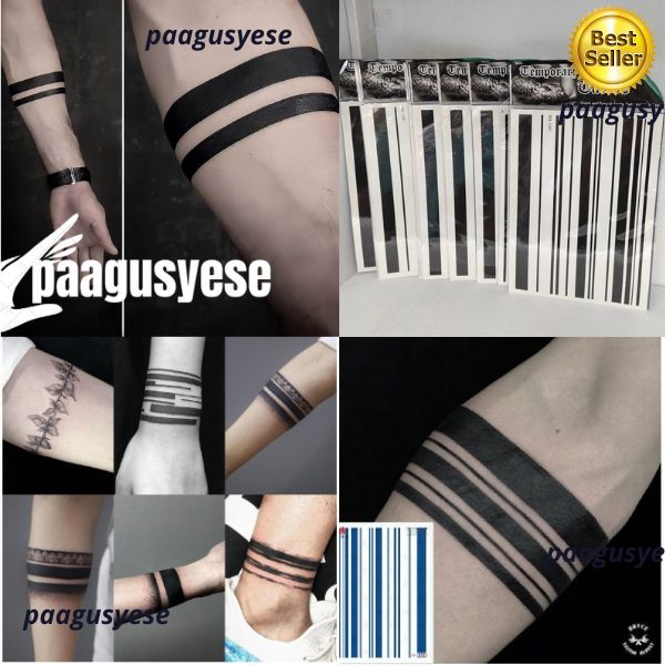 ⚡COD⚡ paagusyese/tatto temporer / TATTO TEMPORER TRIBAL GARIS / Tato Temporer Tato Dybala Tato garis