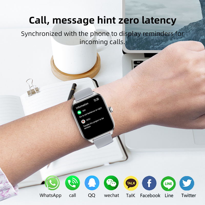 【COD】Skytime WS-1 Smartwatch 1.86inch Touch Screen Waterproof Sport Monitor Detak Jantung Health Tracker JAM TANGAN- SW36