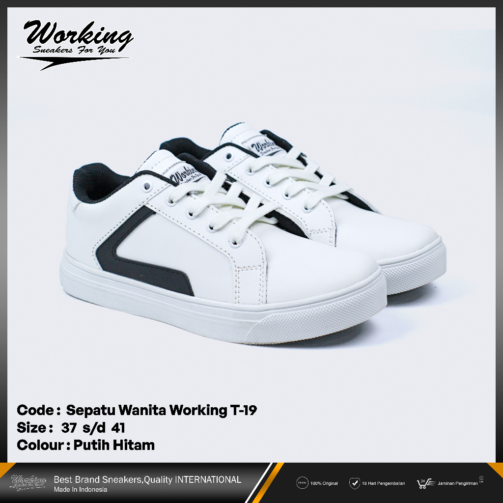 Sepatu Sneakers Wanita Olahraga Sepatu Kets Working T-19