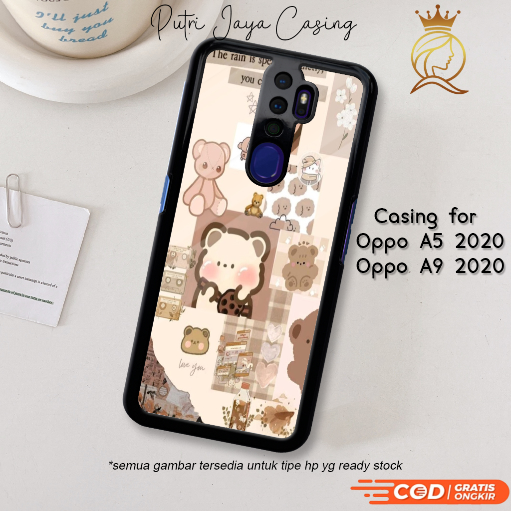 Case Hp Oppo A5 2020 Casing Oppo A5 2020 Motif ANIMEBEAR 02 Casing Terbaru Case Karakter Lucu Casing