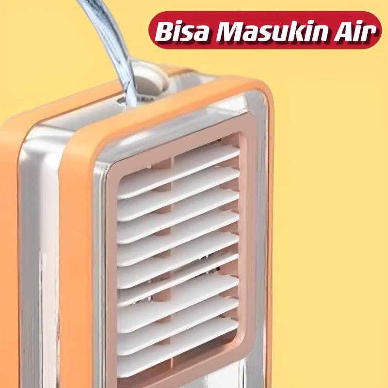 Mini AC Kipas Kabut Portable / Humidifer AC Kipas Angin Mini⭐ Mrlion ⭐