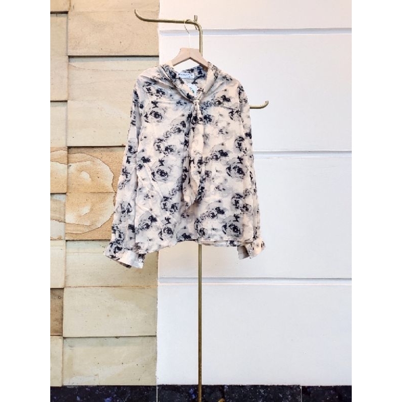 BLOUSE MOTIF SILK