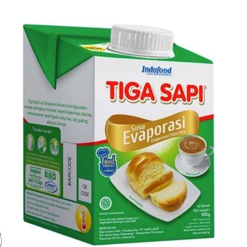 

Susu Evaporasi Tiga sapi 500gr / susu milk evaporate