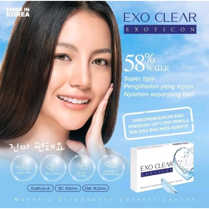 PROMO!!!SOFTLENS BENING EXO CLEAR MINUS