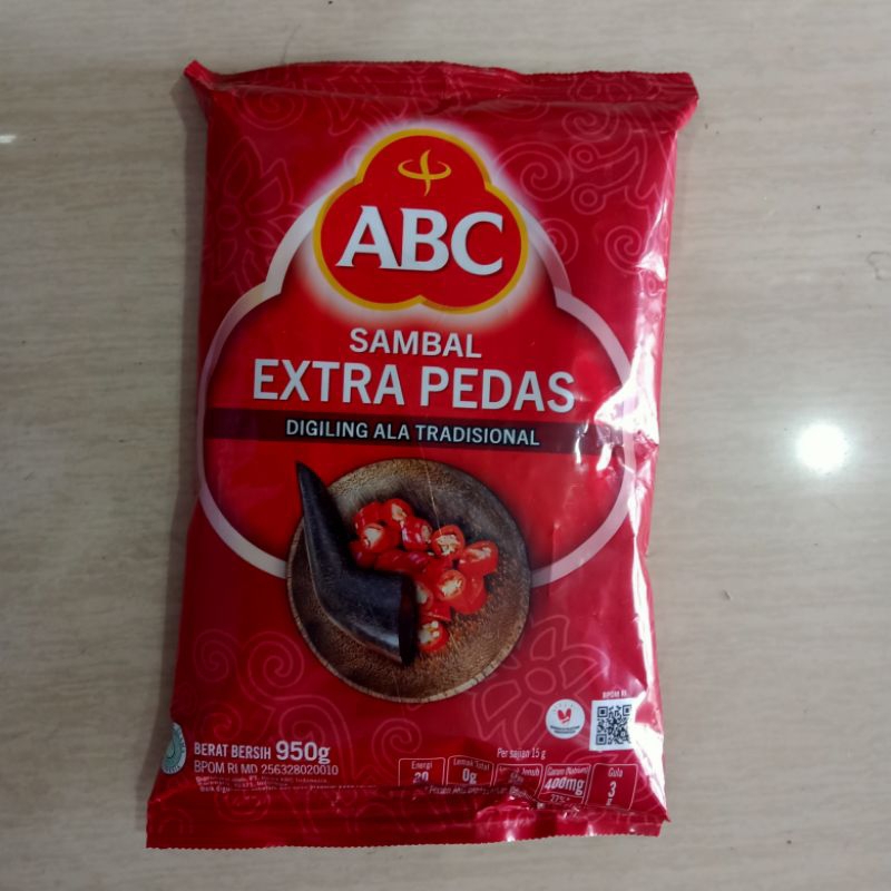 

Abc Sambal Extra Pedas 950 g