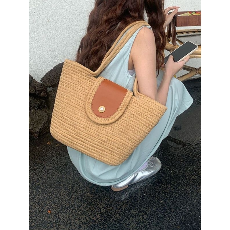 ELLA - TAS RAJUT ETNIC RETRO KOREA / TAS BAHU WANITA