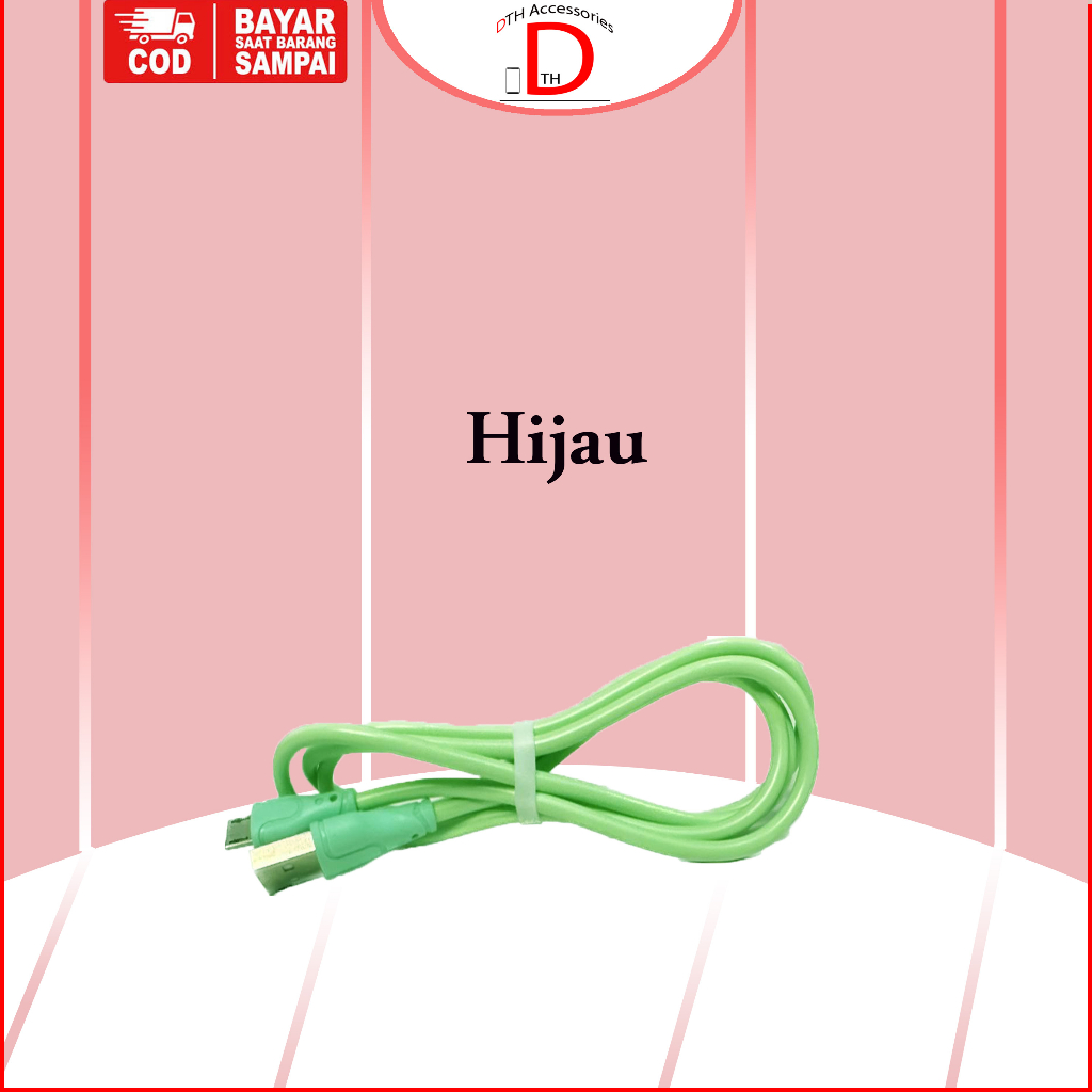 Kabel Data Macaron Micro USB for Oppo, Vivo, Samsung, Xiaomi, Realme, Infinix 2 Ampere Toples