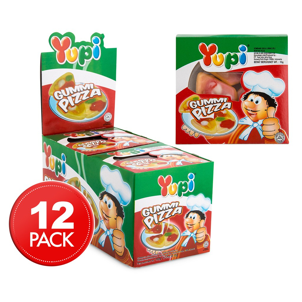 

PERMEN YUPI GUMMY PIZZA - PACK