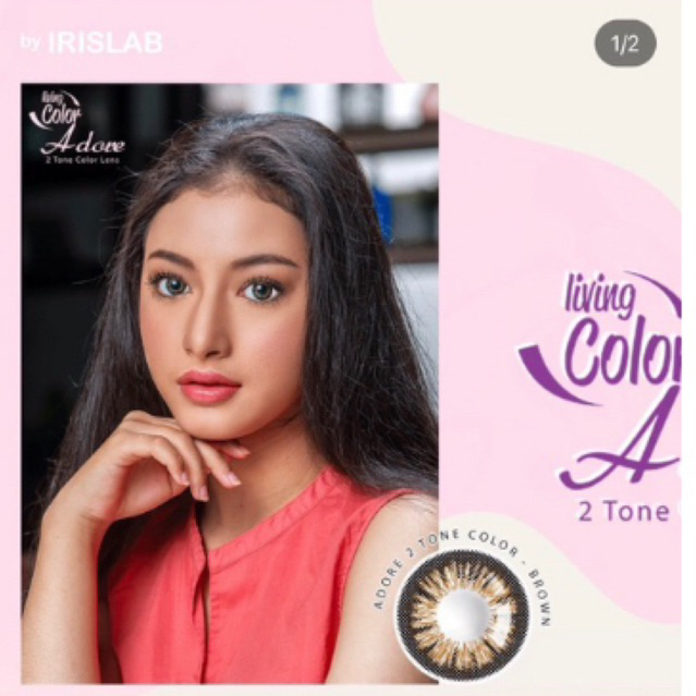 Softlens Living Color Adore / Softlens Warna Living Color 2 Tone Adore