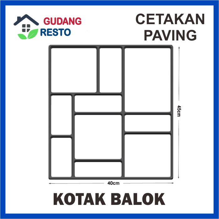 DIY CETAKAN PAVING BLOCK CETAKAN SEMEN MOLD JALAN TERAS TAMAN LANTAI CETAKAN PAVING BLOK MUDAH PRAKTIS