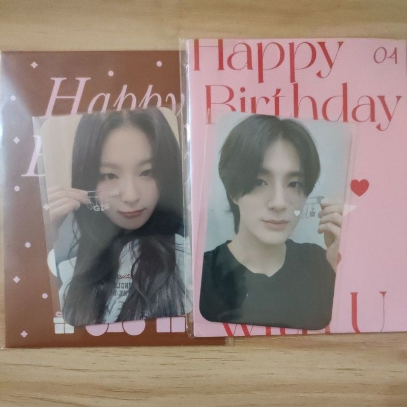 OFFICIAL MD BIRTHDAY CARD SEULGI JENO PHOTOCARD PC SEALED